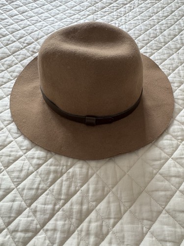 Camel brown fedora hat - h&m,