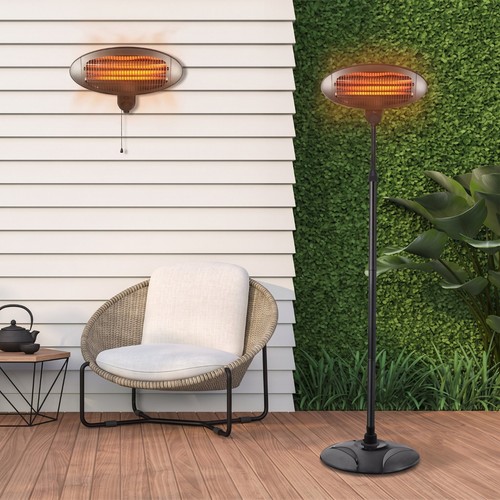 Patio heater electric quartz - heater,