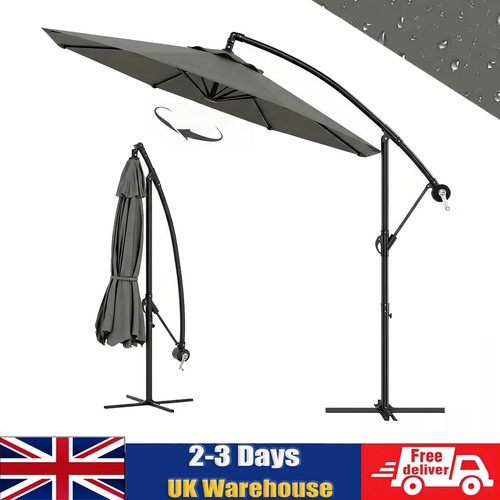 Banana parasol sun shade - 3m,