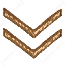 Genuine WW2 Original British Army Rank Stripe Chevron Pair - Lance Corporal