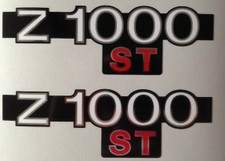 KAWASAKI Z1000ST SHAFT SIDE PANEL DECALS