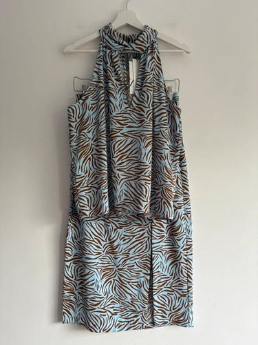 Zara blue and - brown, zebra