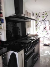 Rangemaster Toledo 110cm Gas Cooker , complete with Hood and Glass Splash Back