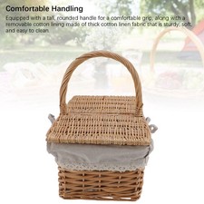 T- Wicker Picnic Basket With