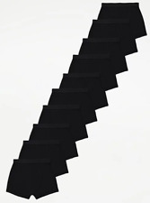 10 PACK Boys BLACK TRUNKS Undies Pants Age 2-16 underpants SHORTS