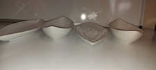 Set 4 Oval Leaf Shaped Serving
