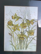Vintage original daffodil - original,