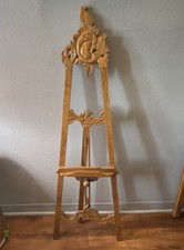 Wooden display easel - wooden, ornate
