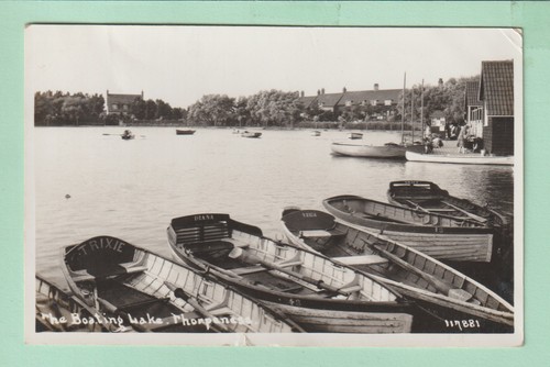Suffolk postcard the boating - suffolk,