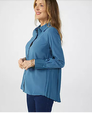 Nina Leonard Pleated Back