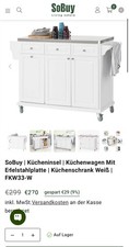 Mobile Kitchen Island Cart On
