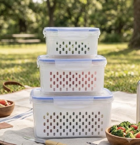 9pcs food storage containers - 9pcs,