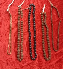 Antique Nepalese Gurkha Indian Punjab Hindu Prayer Beads + Others Circa 1900