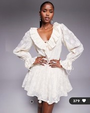 Asos Love Triangle ruffle lace