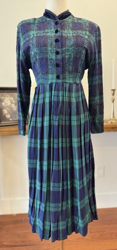 Vintage tartan plaid - sz,