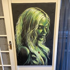 original Painting Of A Green