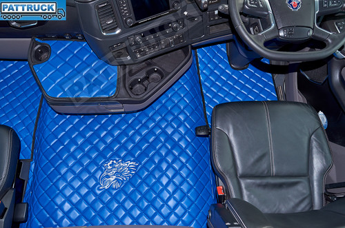 Eco leather floor mats - mats, set