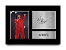 Rihanna Signed Pre Printed