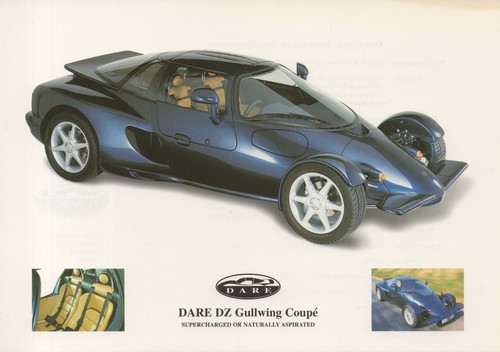 Dare gullwing coupe car - dare, dz