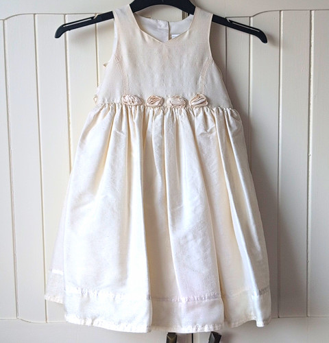 Next girls ivory - 100%, silk