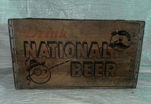 Vintage national beer wooden - vintage,