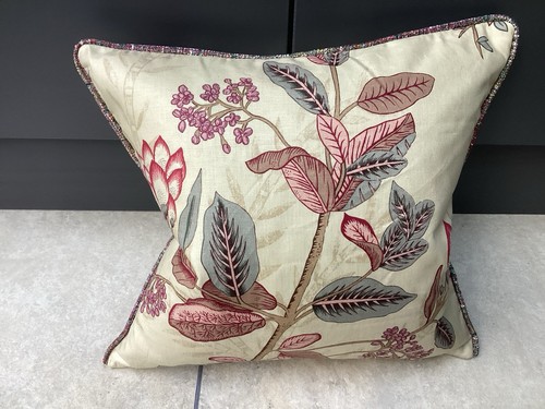 Zoffany palme piped cushion - zoffany,