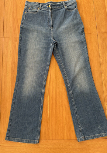 Women blue cotton jeans - cotton,