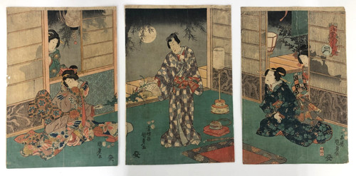 Kunisada woodblock print - kunisada,
