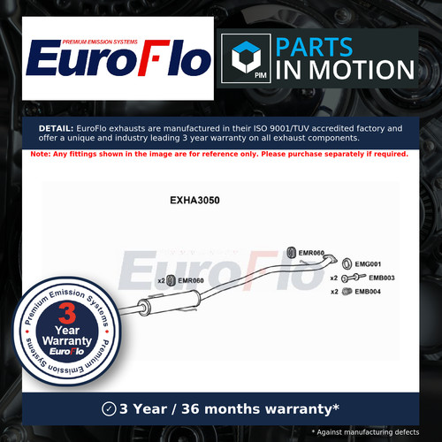 Exhaust centre box fits honda - box,