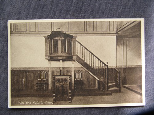 Old postcard wesley - old, of