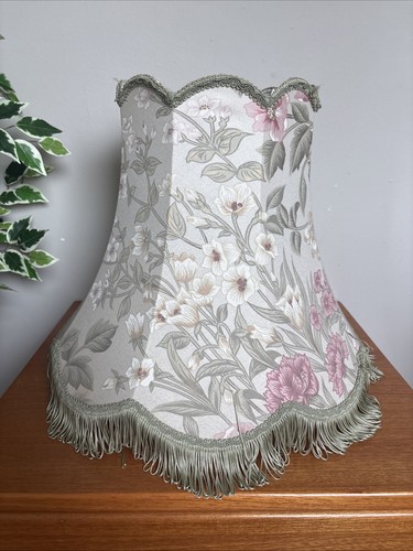 Vintage floral lampshade - vintage,