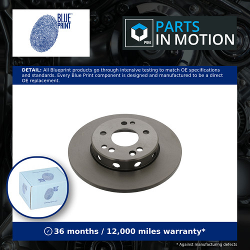 Brake discs pair solid - brake,