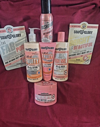 Soap and glory body care - and,