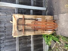 Vintage antique  Sledge Sleigh Yankee Clipper Winter Ski Shop Window Display xma