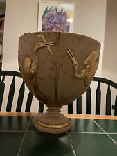 ORejudo Large Alto relieve Alabaster Clay pot