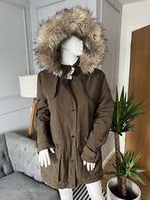 DKNY Womens Jacket Parka Coat
