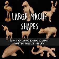 Papier mache animal shapes - papier,