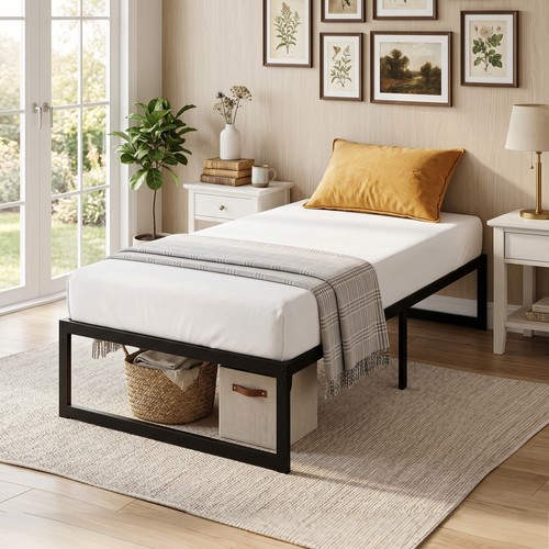 Homcom 3ft single - bed, frame