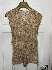 Primark Playsuit UK 8 Brown