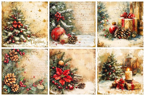 Olde xmas cardmaking card - ye,