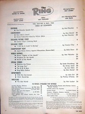 Old Vintage Print Boxing 1964