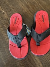 Sketchers Black/Red Youth Flip