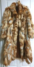 Beautiful Red Fox Fur Coat