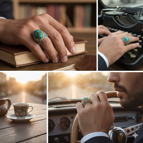 Turkish zircon stone men - turkish, men’s