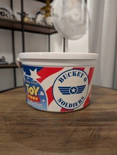 Toy Story Collection 'Cloud Logo' Thinkway Rare HTF Bucket O Soldiers ⭐