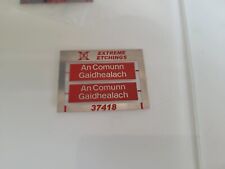 O gauge class 37 nameplates