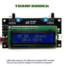 Speedometer for model trains