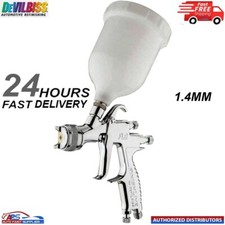  Devilbiss FLG-5 Gravity Spray Gun 1.4mm Car Air Feed Sprayer Paint Solvent