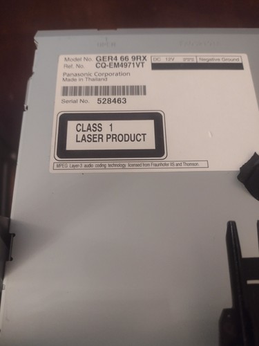 Mazda radio head unit cd - head,