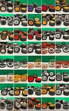 LEGO Wheels Tyres Rim Tread City Train Wagon Speed Champions Motorbike Car Truck